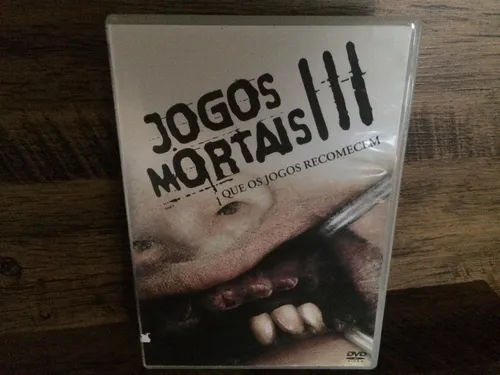 DVD JOGOS MORTAIS 3 - QUE OS JOGOS RECOMECEM / TERROR