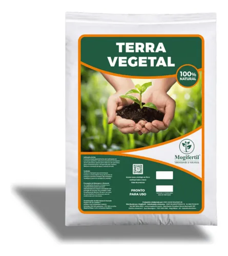 Terra Vegetal 5kg - Nutrientes Para Plantas, Vasos E Hortas
