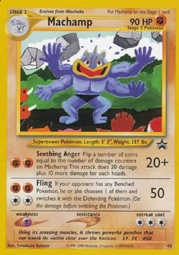 Machamp 43 Promo Raro Pokemon Tcg