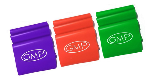 Banda Elástica Gmp T/tiraband 3 Resistencias Pilates Pack 3u