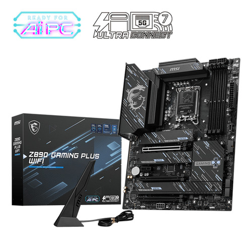 Tarjeta Madre Msi Z890 Gaming Plus Wifi Ddr5 Intel Lga1851