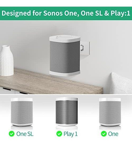 Soporte De Pared Y Techo Para Altavoz Notiela Para Sonos One