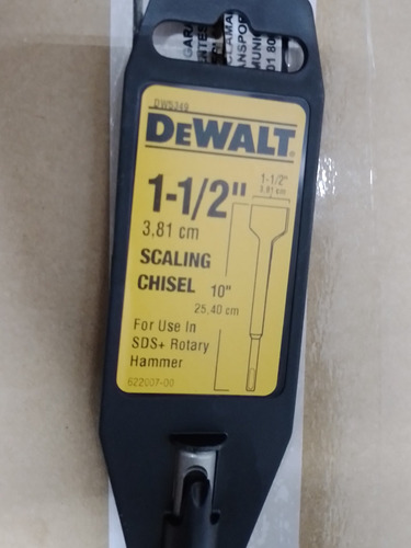 Cincel Pala Ancha 1 1/2 381mm Dewalt Dw5349