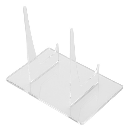 Expositor Grande Con Placa Acrílica Para Mesa, Hogar Y Ofici