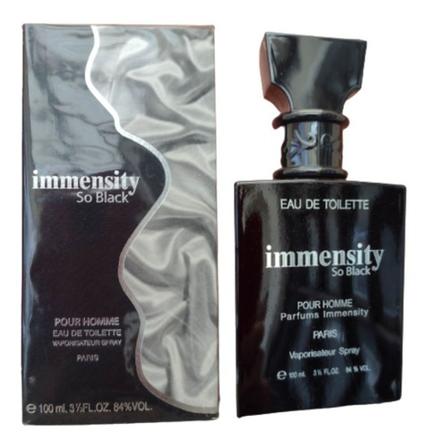 Perfume Immensity So Black Homb - mL a $1050