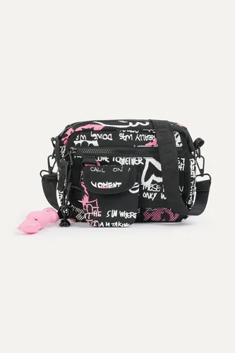 Morral Bandolera Niña Estampa Bordada Kiss - Aconcagua