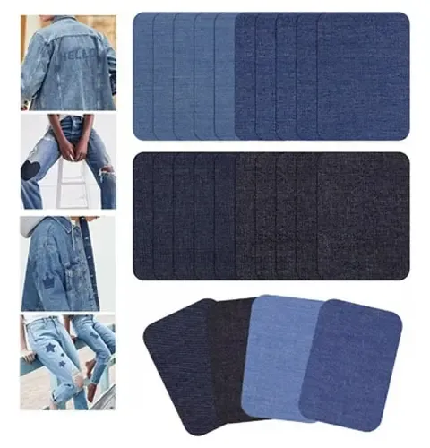 Parches Mezclilla Reparación Codos Parches De Mezclilla Para Codo - Planchado, 5 O 10 Piezas, DIY Para Reparar Jeans Y Chaquetas Levis Mujer