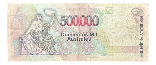 Argentina - 500.000 Austral - Año 1990 - Bot #2899 - A (Usado)