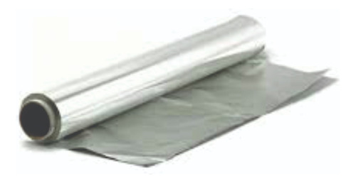 Papel Aluminio Industrial En Rollo Rendidor - 45 Cm X 50 Mts