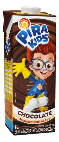 Piranjuba Pirakids bebida láctea sabor chocolate 1l