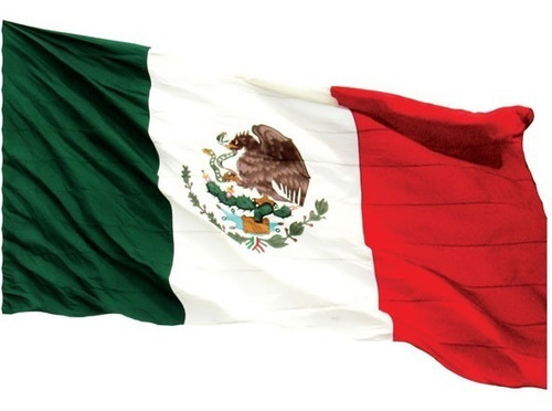 Bandera De México Pintada Intemperie 100x175 ¡envío Gratis !