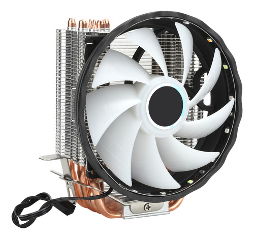 Enfriador De Aire Para Cpu, 3 Pines, Rgb, 6 Tubos De Calor,