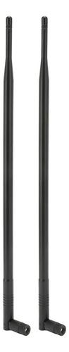 Dilwe 2 Uds Antena Wifi 9dbi Omnidireccional Alta Ganancia