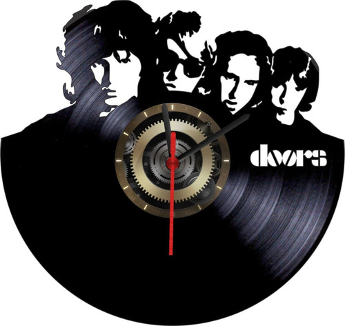 Reloj En Vinilo Lp/ Vinyl Clock The Doors
