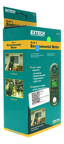 Medidor Extech, Humedad, Temperatura, Velocidad Aire, Luz