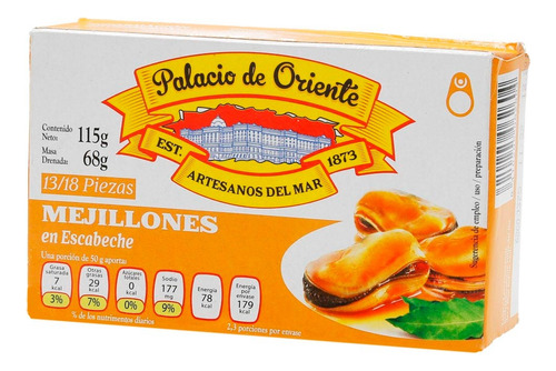 2 Pzs Palacio De Oriente Mejillones 115