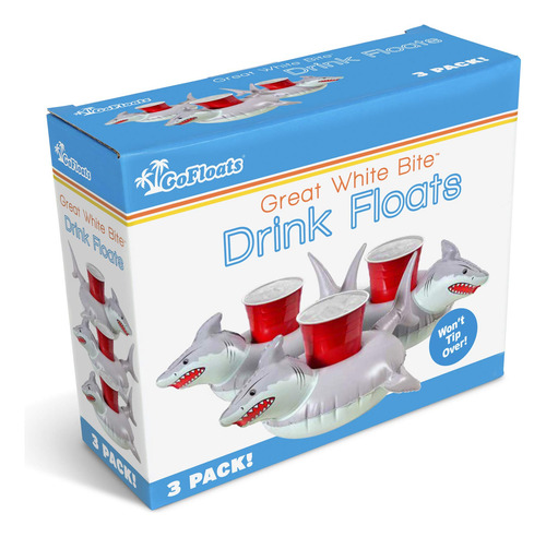Soportes Inflables Para Bebidas Para Piscina Y Bañera 3 Unid