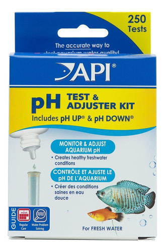 Prueba de pH Api con kit de corrección acidificante y alcalinizante