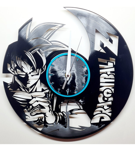 Reloj Decorativo En Acetato De Vinilo Dragonball Z Goku