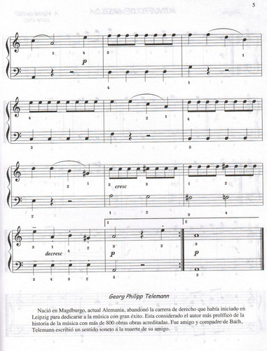Piano Barroco (obras Clásicas Para Principiantes)