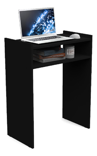 Mesa Para Computador Escrivaninha Compacta Preto