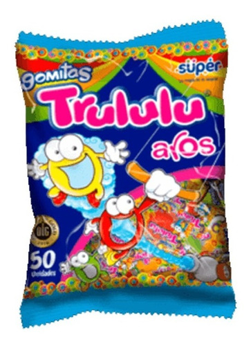 Gomitas Trululu Aros Bolsa 50 U