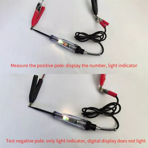 2 Unidades Probador De Corriente Automotriz,6v-12v-24v