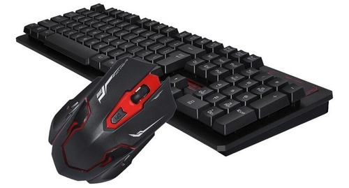 Combo De Teclado Y Mouse Inalámbrico Usb 2.4ghz Hk6500