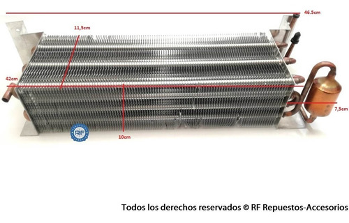 Evaporador Aletado Exhibidora Bambi Eve 4600 / 3900