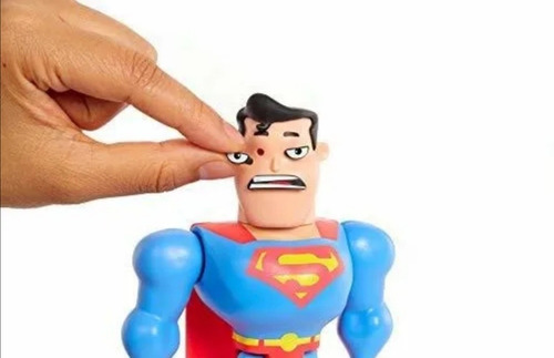 Figura Coleccion Dc Teen Titans Go Superman Multicaras (Usado)