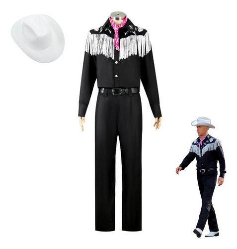 Película Barbie Ken Cosplay Disfraz Con Sombrero Hombres