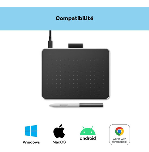 Tableta Wacom One Ctc4110wlw0a Bluetooth Pen Small Usb-c