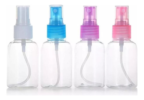 Botellas Transparentes Con Atomizador Set 10 Unidades 30ml