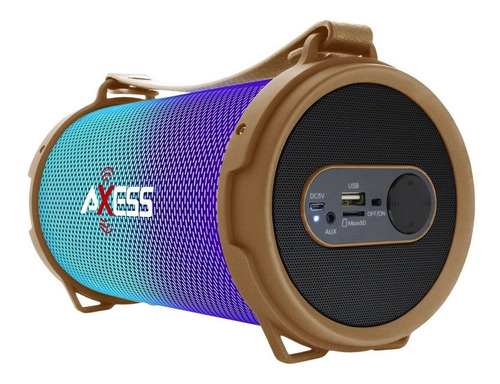 Axess Spbl1045rg Maxi Portable Bluetooth Hi-fi Altavoz Con B