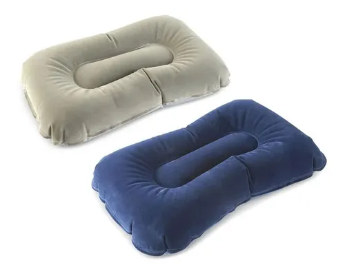 Almohada Inflable Afelpada Camping Avenli