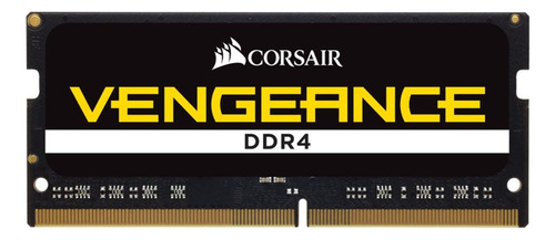 Memoria RAM Vengeance gamer color negro  16GB 2 Corsair CMSX16GX4M2A2400C16