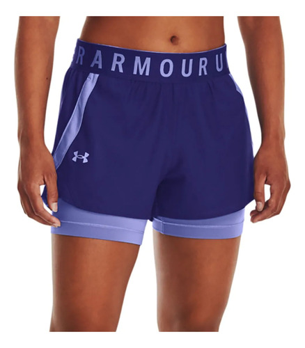 Short Para Dama Play Up 2-in-1 1351981-468 Under Armour