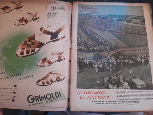 Revista El Gráfico Jose Agüero River Boca 17 02 1948 N1536 (Usado)