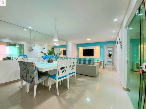 Imagem 3 de 23 de Apartamento Reformado Na Praia Das Pitangueiras - Varanda Gourmet - Prédio Novo - 3 Suítes - 2 Vagas - Guarujá/sp - Ap05993 - 69798804