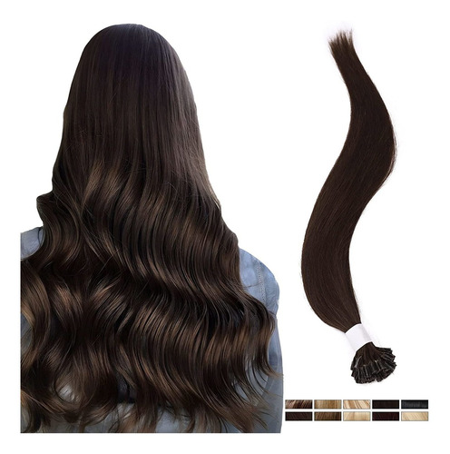 Extensiones Cabello 14in V3.0#4 Chocolate Marrón 40gr