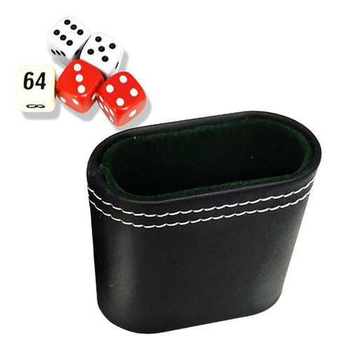Juego De Dados De Mano De Taza De Dados De Cuero
