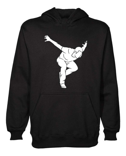 Buzo Canguro Persona Saltando Parkour Ilustracion M5 Hoodie