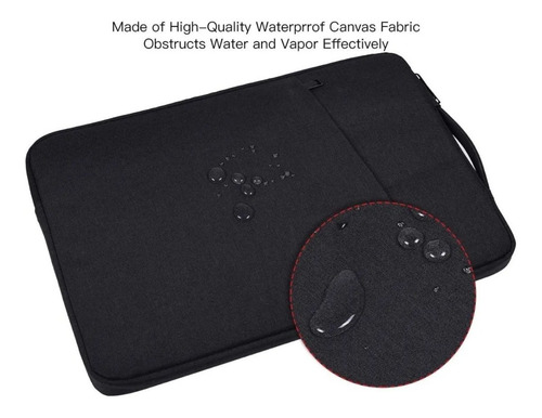 Funda Bolso Slim Elegante Para Asus Vivobook 16 X1605 Serie Negro