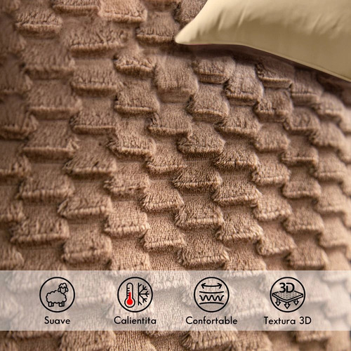 Cobertor Ligero Taupe King Size Efantito