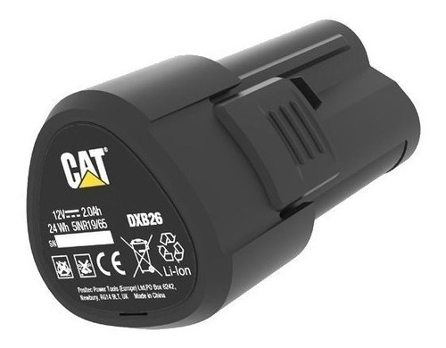 Batería Cat 12 Volt 2.0 Amp. Dxb26 
