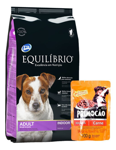 Alimento Equilibrio Perro Adulto Raza Pequeña 2 Kg + Regalo