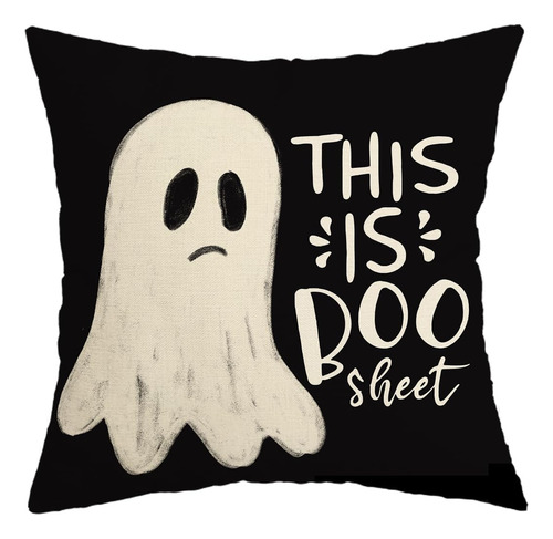 Aacors Funda De Almohada De Halloween De 18 X 18 Pulgadas, D