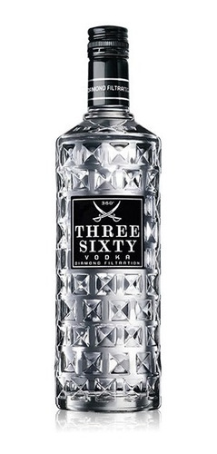 Vodka 360 Filtrada En Diamantes Premium Alemania Miniatura