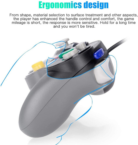 Imagen 5 de 10 de Control Joystick Compatible Con Nintendo Gamecube Wii Envíos