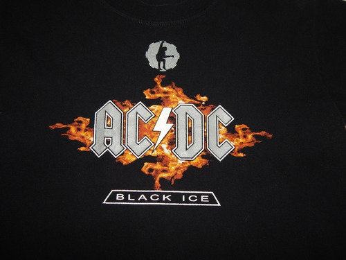 Ac/dc Playera Camiseta Mediana Gira Mexico Dist1